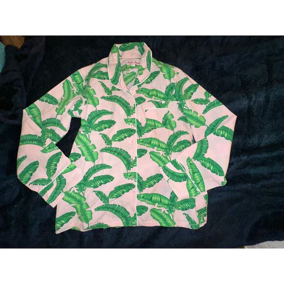 NWOT $168 SANT & ABEL TROPICAL PUNCH COTTON PAJAMAS PJS XS PREPPY - Picture 8 of 9